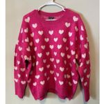Vince Camuto Women's Long Sleeve Crewneck Valentine's Day Sweater Size Large Photo 2