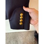 J.Crew Long Sleeve Notched Collar Single Breasted Wool Blazer Blue Women Size 12 Photo 5