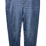 Liverpool Los Angeles The Skinny Crop Jeans Medium Wash Frayed Hem Women's 10/30 Blue Size undefined Photo 0