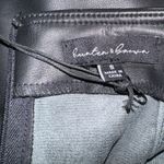 Hunter & Brown Faux Leather Skirt, Straight, Cargo Pockets, Back Vent, Y2K, Midi Black Photo 4