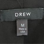 Drew Blazer M Black Silk Velvet Single Button Unstructured Blazer Party Jacket Photo 3