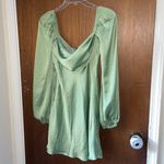 Hello Molly LAVA SATIN DRESS SAGE Photo 6