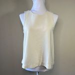 Madewell  Texture & Thread Split-Back Shell Top Sleeveless Cream Shirt Women's S Photo 4