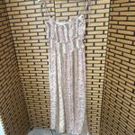 Vici Brown And Pink Floral Maxi Dress Size Medium Photo 1