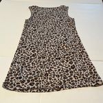LOGO By Lori Goldstein fitted dress women's size XS extra small cheetah leopard Photo 8