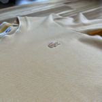 Lacoste  Buttercup Yellow Short Sleeve Knit Shirt Polo Top Size 32 NWOT Photo 3
