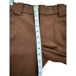 ALC Frank A.L.C. Sophie Dress Pants Solid Brown Straight Leg Mid Rise Slacks Size 00 Photo 7