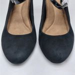 Giani Bernini Velmah Mary Jane Pumps Heels Women's 10.5M Black Suede Whimsigoth Photo 4