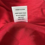 Vine & Love  Women’s Metallic & Sparkling Red Ruffled long sleeve top size Large Photo 10