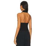 We Wore What  Halter Top in Black Small New Womens Sleevless Tank Photo 1