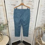 BODEN Women's 12 Abstract Blue Polka Dot Richmond 7/8 Cigarette Trouser Pants Photo 3
