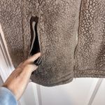 Free Country  Sherpa Fleece Vest Brown Zip up Cozy outdoor Layer Women's size XL Photo 2
