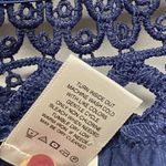 John Mark  Boho Crochet Embroidered Tiered Patchwork Top L Hippie Festival Photo 2