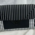 DKNY Macy’s by Jaxone Leather Clutch Crossbody. Black & White NWT Photo 0