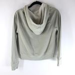 Gap Womens Hoodie Jacket Full Zip Faux Fur Lined Full Zip Pockets Light Green XS Photo 1