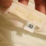 Ramy Brook Ivory Crepe Hourglass V-Neck Sleeveless Lace Cutout Dress Size 10 Photo 13