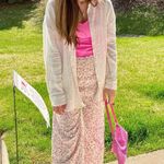 Blue Blush Floral Wide Leg Bottoms Photo 10