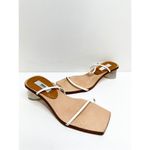 Miista Ellie Beach White Size 5US Strappy Sandals Clear Heels Square Toe Photo 1