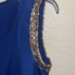 ✨Pearl Royal Blue Sequence Blouse✨ Blue Photo 4