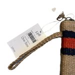 J.Jill NWT, Burlap Striped Clutch Photo 3