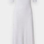Marella Norcia White Ribbed Knit Maxi Jumper Dress Size M Photo 1