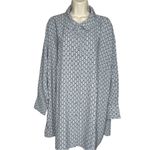 Adrianna Papell Button Front Tunic Shirt Women’s Plus Size 2X Photo 1