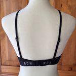 Bonds Black Wireless Bra with Paisley Detail size medium. Photo 2
