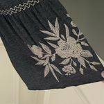 Johnny Was Boho Gray Embroidered Bell Sleeve 3/4 Sleeves small Photo 6