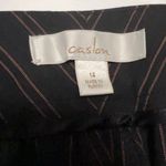 Caslon Black and Pink Pinstripe Slack Pants Photo 2