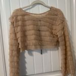 Urban Outfitters Kimchi Blue Mabel Textured Tie-Back Top Photo 3