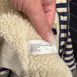 Gap Navy and Cream Striped Jacket size small women’s Photo 8