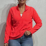 The North Face Coral 1/4 Zip Fleece Pullover Sz L Photo 0