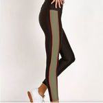 P.E Nation Crossbar Black Leggings Black Side Stripe Green XSmall Activewear Size XS Photo 1