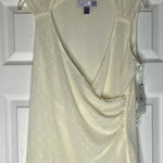 Nine & Co. Cream Dotted Blouse Photo 0