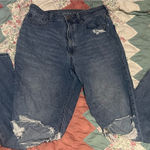 Hollister  Jeans Ripped comfort stretch waist band mom jeans Photo 0