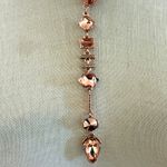 Kenneth Cole Stone Cluster Rose Gold Y-Shaped Necklace Photo 2