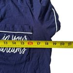Kate Spade Navy Blue In Your Dreams Pajama Top Women Sleepwear Size Small 75-15 Photo 3