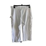 Nike cotton crop sporty cargo pants white and pink Photo 2
