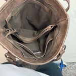 Trinity Ranch Elegant Brown Tote with Blue Accents Photo 7