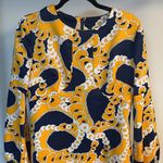 Vintage 60’s/70’s Floral Maxi Dress Blue Size M Photo 1