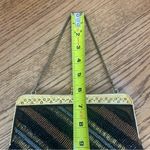 VTG Tricolored Black Bronze Gold Beaded Elegant Evening Clutch Bag Photo 12