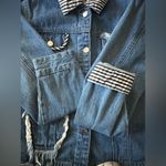 Samantha Sipos Gingham Collar Embroidered "Girls"
Denim Jacket Size Medi… Blue Size M Photo 13