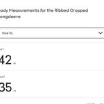 Aritzia TNA Ribbed Cropped Long sleeve  Photo 11