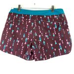 Patagonia  Maroon Arrow Women's Swim Athletic Board Shorts Size 6 Photo 1