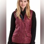 Barbour  Cavalry Gilet Vest Burgundy US 4 Photo 3