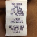 Vintage Giancarlo Ferrari Elephant Print Tapestry Zip Up Blazer Jacket Gold Size 8 Photo 5