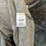 Farmers Market Peplum Sweater Stripe Ombré Fall Winter Romantic Long Sleeve Gray Size L Photo 2