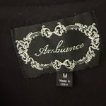 Ambiance M Womens Black Peacoat Fleece Jacket Coat Size Medium Photo 1