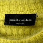 Roberto Collina Angora Sweater Women’s Size Small Yellow Crew Neck Soft Knit Photo 6