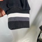 Vintage Lucky Charm Bunny Hoodie Black Varsity Patch‎ Graphic S Y2K Style Gray Photo 4